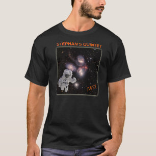 Camiseta Astronauta em Stephanu2019s Quintet Webb Space Tel