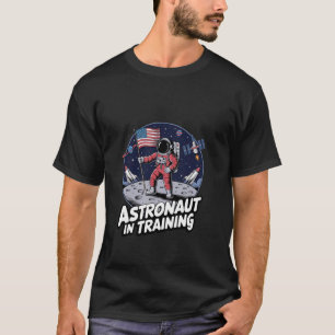 Camiseta Astronauta em Treinamento Futuro Explorador Espaci