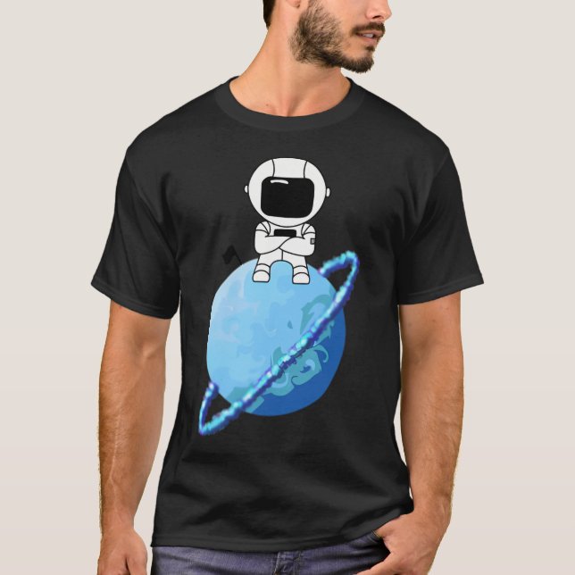 Camiseta Astronauta Em Urano (Frente)