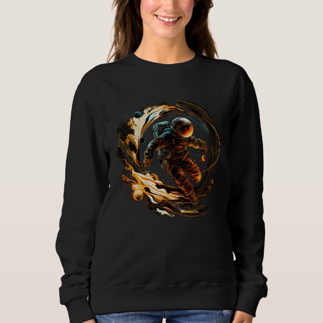 Camiseta Astronauta Emergindo do Portal (Frente)