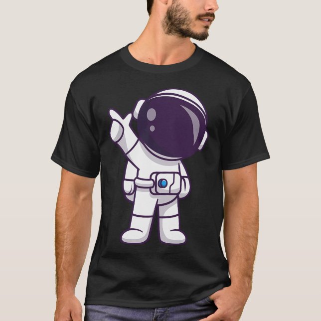 Camiseta Astronauta Engraçado (Frente)