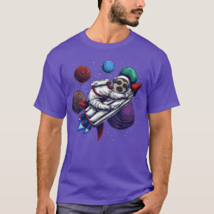 Camiseta Astronauta Engraçado Lama No Espaço Exterior Dormi