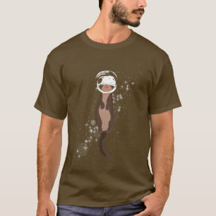 Camiseta Astronauta Engraçado Otter