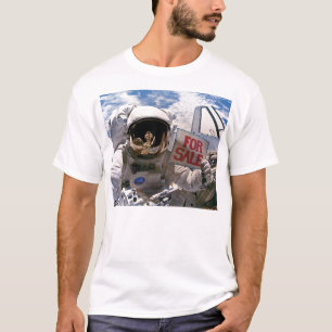 Camiseta Astronauta Engraçado - Satélites à Venda
