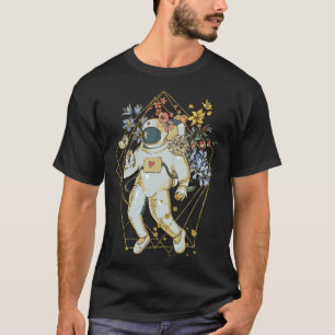 Camiseta Astronauta Espacial abstrato