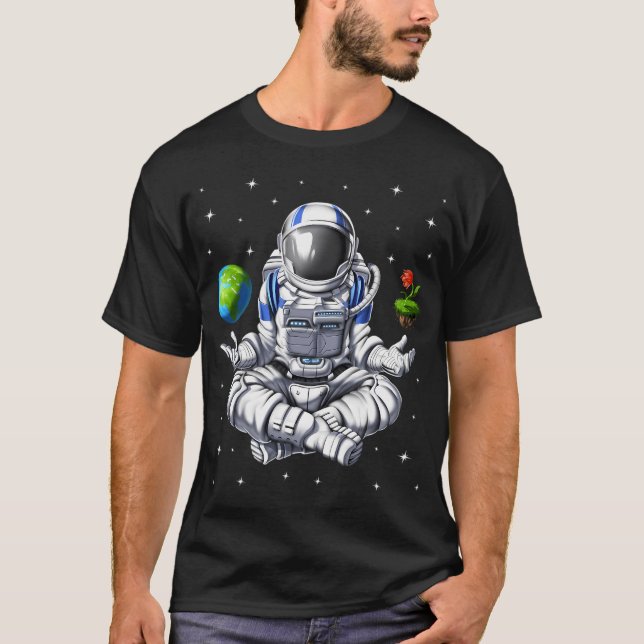 Camiseta Astronauta Espacial Ambientalista (Frente)
