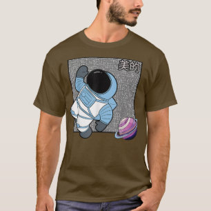 Camiseta Astronauta Espacial Anime Kawaii, estética japones
