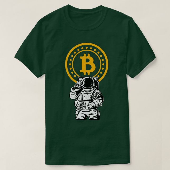 Camiseta Astronauta Espacial Astronauta Bitamt Moon (Frente do Design)