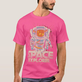 Camiseta Astronauta Espacial Astronauta Planetas Galácicos