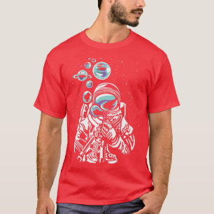 Camiseta Astronauta Espacial Astronomia Espacial dos Sistem