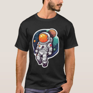 Camiseta Astronauta Espacial Astronomia Planetas Viagem
