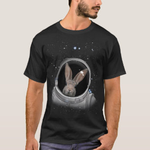 Camiseta Astronauta Espacial Astronômica do Coelho Astronau