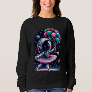 Camiseta Astronauta Espacial Bonita Costume Ballerina Girl