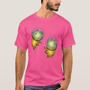 Camiseta Astronauta Espacial Capybara