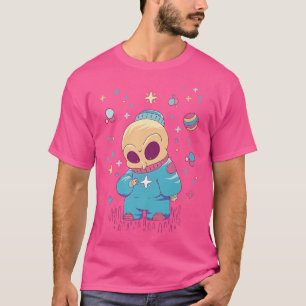 Camiseta Astronauta Espacial Cósmica Criatura Cerrorizante 