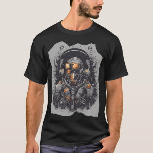Camiseta Astronauta Espacial do Cosmic Beats Explorer