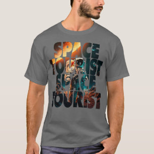 Camiseta Astronauta Espacial Exterior do Terreno
