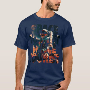 Camiseta Astronauta Espacial Exterior Lon