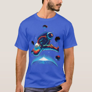 Camiseta Astronauta Espacial Funny Espaço Legal Galáxia Esp