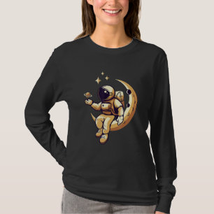 Camiseta Astronauta Espacial Galáxia Aeroespacial Homem Esp