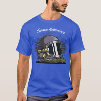 Camiseta Astronauta Espacial Galáxia Homens Com