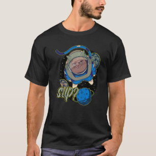 Camiseta Astronauta Espacial Gato