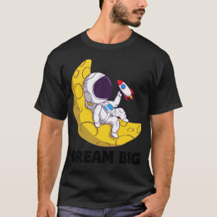 Camiseta Astronauta Espacial Lover Sonha Grande