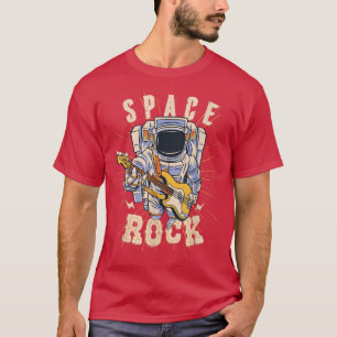 Camiseta Astronauta Espacial Tocando Astronomia Elétrica do