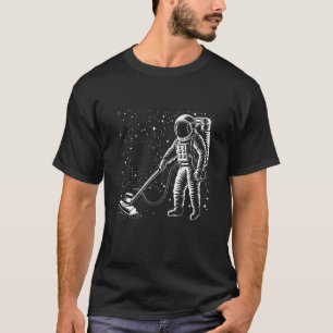 Camiseta Astronauta Espaço Aspirando Planetas Galáxia Nebul