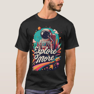 Camiseta Astronauta Explore Mais