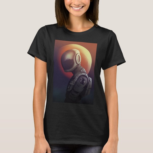 Camiseta Astronauta feminina (Frente)