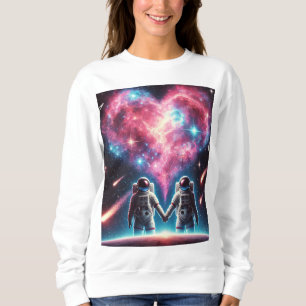Camiseta Astronauta feminino ama blusa-blá-blá