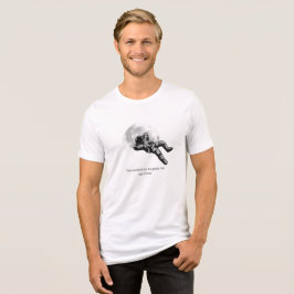 Camiseta Astronauta Flutuando pela Lua – Min Inspirador