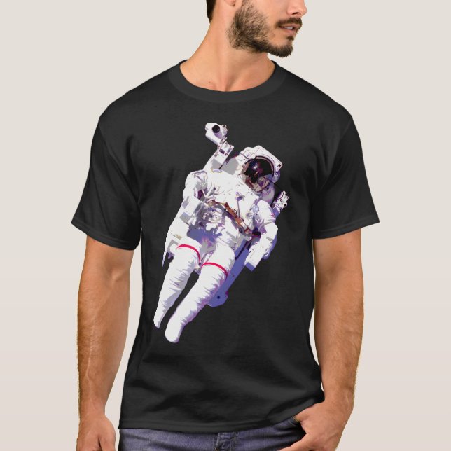 Camiseta Astronauta Flutuante (Frente)