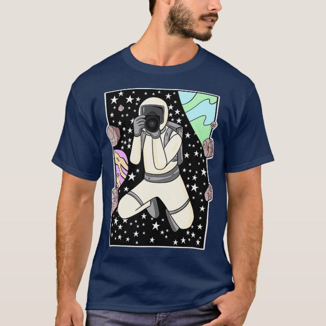 Camiseta Astronauta Fotógrafo (Frente)
