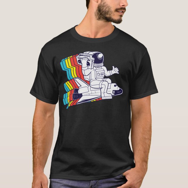 Camiseta Astronauta Funky (Frente)