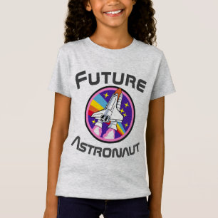 Camiseta Astronauta futuro, cientista da HASTE do poder da