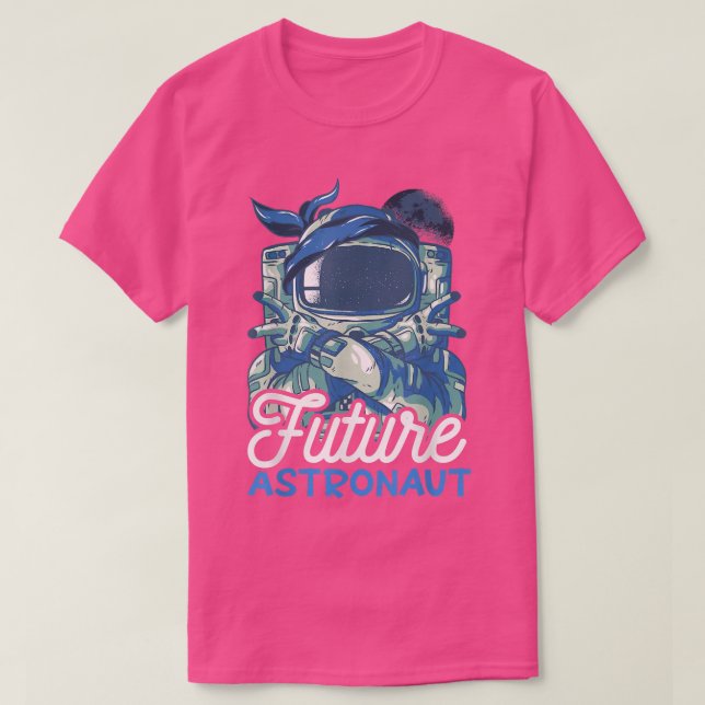 Camiseta Astronauta Futuro para Astronautas (Frente do Design)