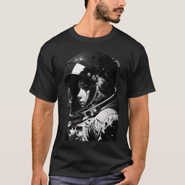 Camiseta Astronauta gerado pela IA (Frente)