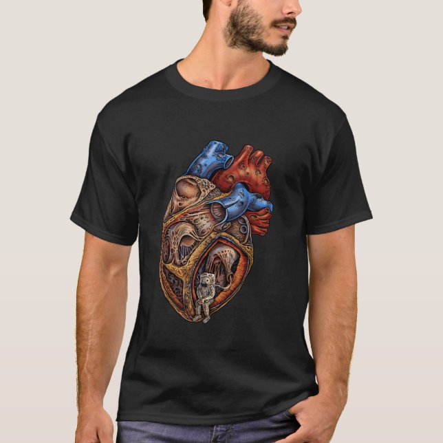Camiseta Astronauta Heart Emek Artman (Frente)