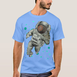 Camiseta Astronauta HODL BTC à Moon Bitmoney