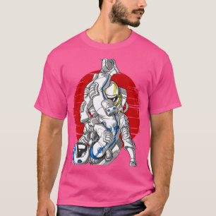 Camiseta Astronauta Jiu-Jitsu Judo Bjj Artes Marciais Terra