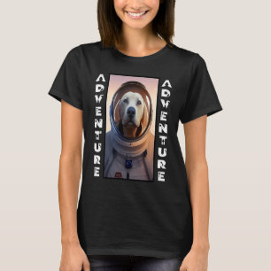 Camiseta Astronauta Labrador Retriever no Fofinho Espacial