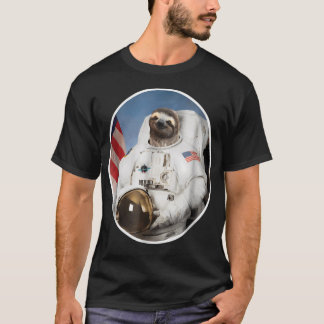 Camiseta Astronauta Largura Dotada Exterior