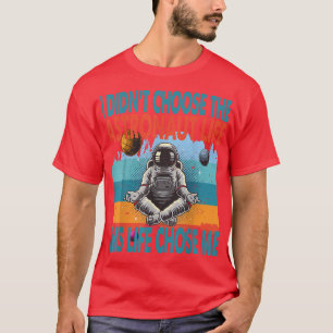 Camiseta Astronauta Lotus Meditando Astronauta Plano Zen Yo