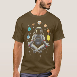 Camiseta Astronauta Meditâneo - Astrônomo Espacial Galáxico