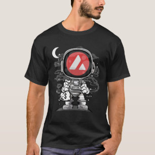 Camiseta Astronauta Money Avalanche AVAX Coin Crypto Token