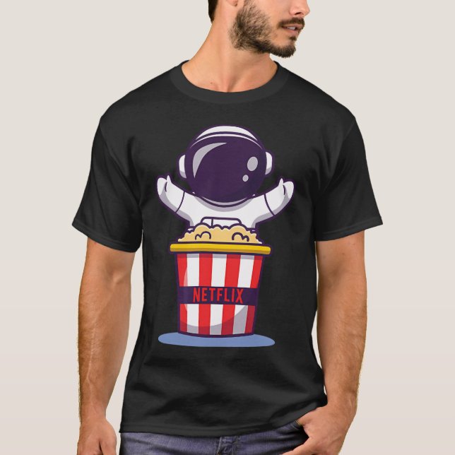 Camiseta Astronauta Movie Lover (Frente)