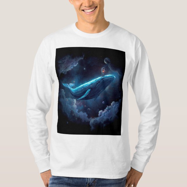 Camiseta Astronauta na baleia (Frente)
