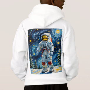 Camiseta Astronauta na Floresta de Inverno